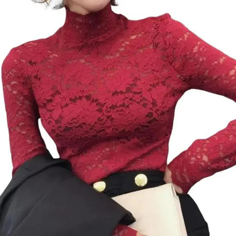 Winnie | Haut en dentelle à manches longues pour femme | Tendance - Image 5