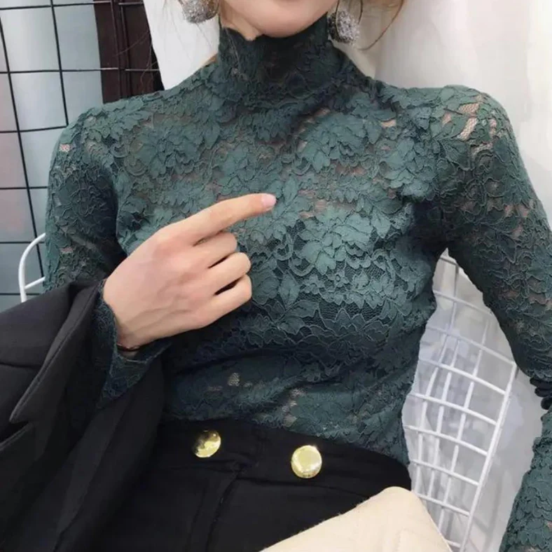 Winnie | Haut en dentelle à manches longues pour femme | Tendance - Image 7
