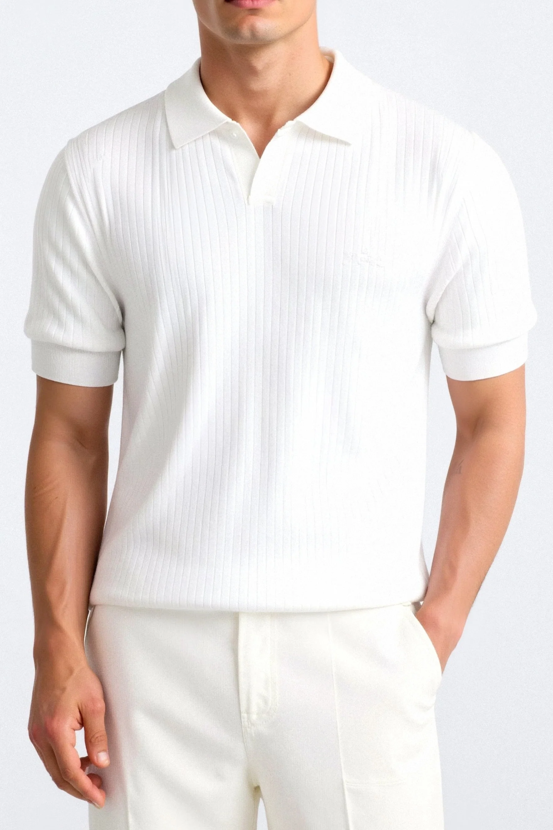 Zayn | Polo pour Homme | Manches Courtes, Tissu Côtelé & Tendance - Image 3